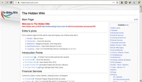 hiddden wiki